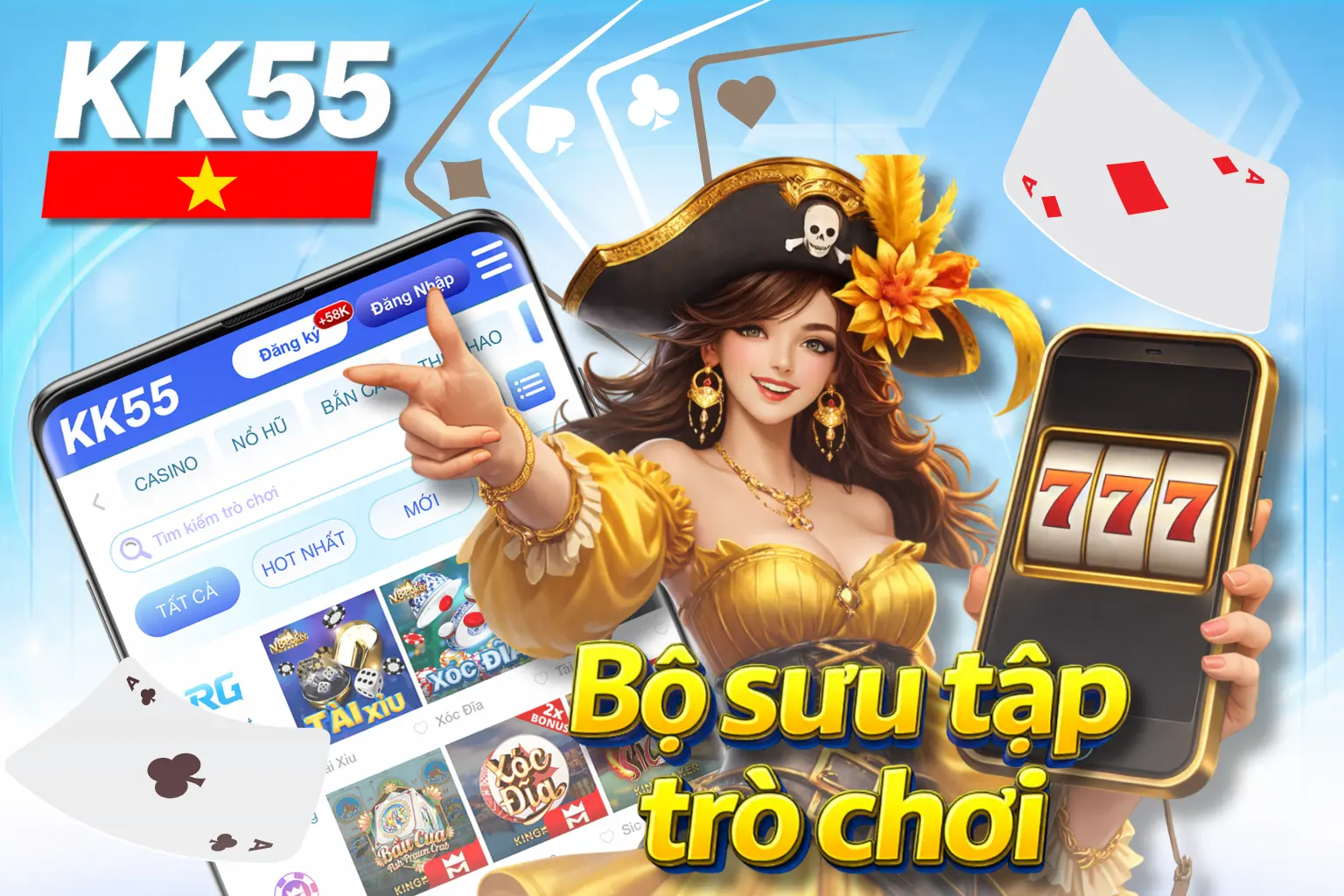 KK55 Casino - Trò chơi và giải trí tại sòng bạc trực tuyến